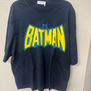 Lanvin Batman Graphic T-Shirt - Black and Yellow